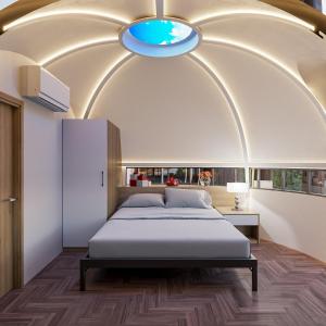 Postel nebo postele na pokoji v ubytování BING BONG HOTEL