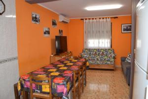 A seating area at Casa Rural Javier