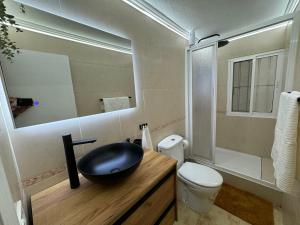 Koupelna v ubytování La Casa de Abajo + 34 fotografií