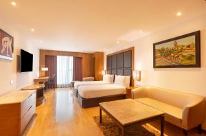 A bed or beds in a room at Svelte Delhi, a member of Radisson Individuals