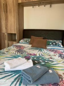 Postel nebo postele na pokoji v ubytování Apartman LUX STELLA