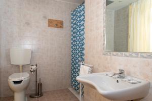 Koupelna v ubytování Hotel Philia