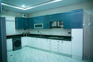 Η κουζίνα ή μικρή κουζίνα στο Panoramic Luxury Apartment