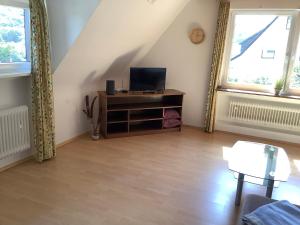 TV a/nebo společenská místnost v ubytování Ferienwohnung Stephinsky