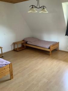 Postel nebo postele na pokoji v ubytování Ferienwohnung Stephinsky