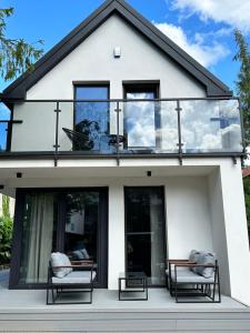 Balkon lub taras w obiekcie Apartamenty Piasek i Słońce