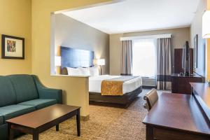 TV a/nebo společenská místnost v ubytování Comfort Suites North