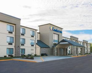 a rendering of the front of a hotel at Comfort Inn Metro Airport in Romulus