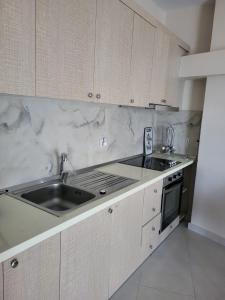 Kuhinja oz. manjša kuhinja v nastanitvi Aron Home