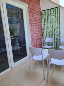 Predel za sedenje v nastanitvi Aron Home