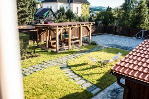 Zahrada ubytování Apartmány ZeMě