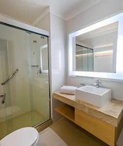 Stay Inn Santos Sua acomodação com cara de Hotel的一间浴室