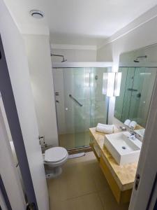 Stay Inn Santos Sua acomodação com cara de Hotel的一间浴室