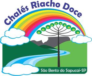 a rainbow and the words chiles ricochet dosqurocket spy at Chalés na Montanha Riacho Doce in São Bento do Sapucaí