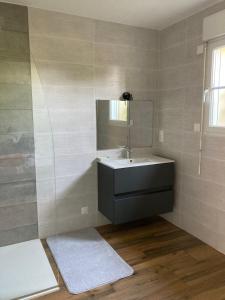 Koupelna v ubytování Location Suite de L'Olivier