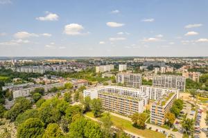 Výhľad na mesto Krakov alebo výhľad na mesto priamo z apartmánu