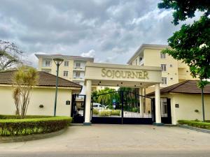 a building with a sign that reads soverker at The Sojourner By Genesis in Ikeja