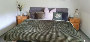 Postel nebo postele na pokoji v ubytování D und R Schwesternherz