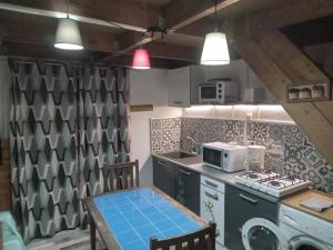 Kuchyň nebo kuchyňský kout v ubytování Le panoramique + 9 fotografií