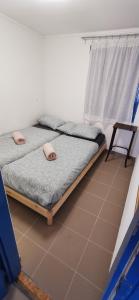 Posteľ alebo postele v izbe v ubytovaní A Görög kis Ház