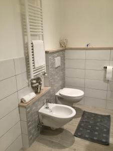 Koupelna v ubytování B&B Rosso Pila