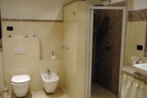 Koupelna v ubytování B&B Rosso Pila