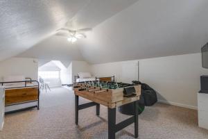 a room with a table with a chess board on it at The Big House in Jefferson City