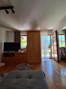 TV a/nebo společenská místnost v ubytování Sunrise Apartment