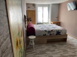 Postel nebo postele na pokoji v ubytování Matyzmontagne