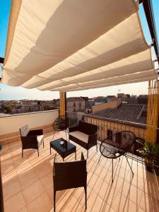 A balcony or terrace at Appartamento - Grammichele Privitera rooms & apartments Gold
