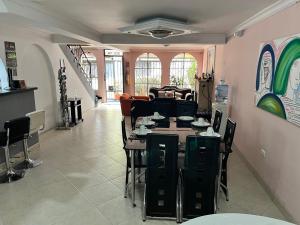 Posezení v ubytování Titas House Bogota