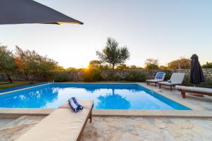 Πισίνα στο ή κοντά στο NEW! Holiday home Maša with heated pool near Krka national park