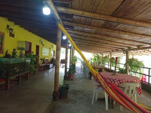 Restaurace v ubytování Libélula finca-hotel