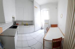 Kuchyň nebo kuchyňský kout v ubytování Ampie camere Locarno