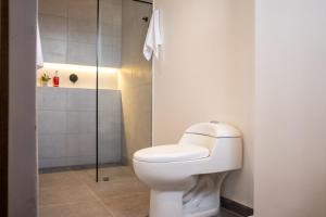 Koupelna v ubytování Comfortable Escape Rosa Negra Stadio ApartaSuite