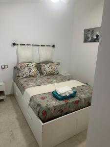 Postel nebo postele na pokoji v ubytování Vacaciones en el paraiso