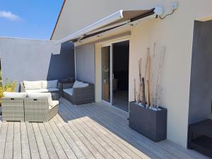 Posedenie v ubytovaní Belle villa avec piscine vue montagne à 10 mn de la mer à Argeles