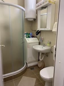 Vannituba majutusasutuses ANNI apartman