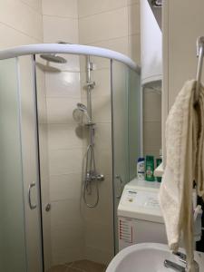 Vannituba majutusasutuses ANNI apartman