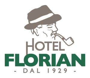 El logo o cartelera del hotel