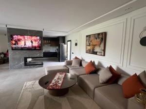 TV a/nebo společenská místnost v ubytování Villa 20 minutes from Marrakech