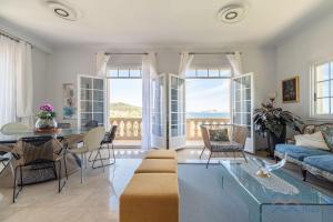 Χώρος καθιστικού στο Casa Buen Camino