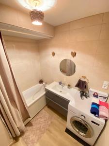 Koupelna v ubytování Studio centre ville