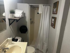 Koupelna v ubytování Eagle Stay 13 + 10 fotografií