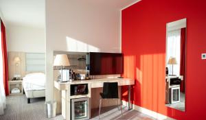 Kuhinja ili čajna kuhinja u objektu Park Inn by Radisson Linz
