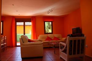 Posezení v ubytování Casa Nery