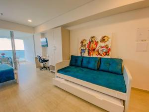 Et opholdsområde på Cartagena Suite Lujo Vista Mar 5 min Aeropuerto
