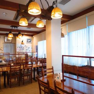 Restaurace v ubytování 山のホテル大瀧