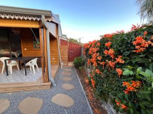 Zahrada ubytování bungalow leu gadiamb