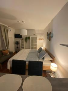 Vuode tai vuoteita majoituspaikassa Studio im Wienerwald - Mödling